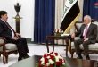 Iraqi President affirms his country’s support for the security and stability of Syria