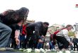 Estudiantes sirios se concentran frente a embajada rusa en Damasco en un gesto solidario